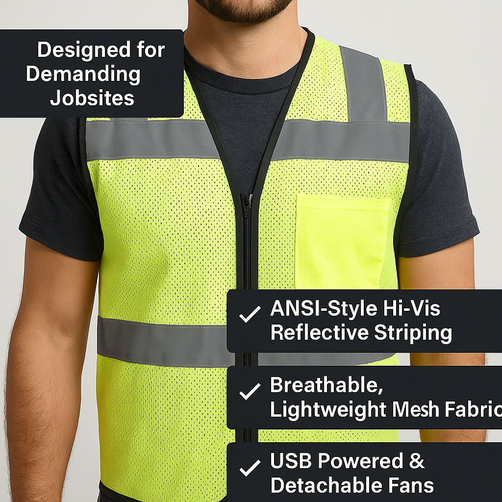 VizBreeze™ Dual Fan Cooling Vest