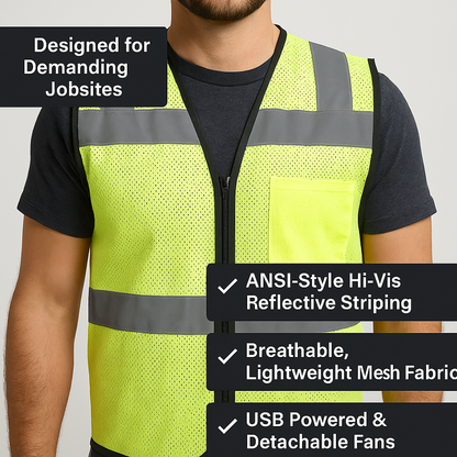 VizBreeze™ Dual Fan Cooling Vest
